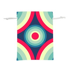 Circle Pattern Repeat Design Lightweight Drawstring Pouch (m)
