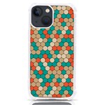Multicolored Honeycomb Colorful Abstract Geometry iPhone 13 mini TPU UV Print Case Front