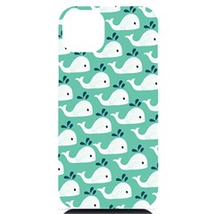 Whale Sea Blue Iphone 14 Plus Black Uv Print Case