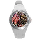 Hot Day In  Dallas-6 Round Plastic Sport Watch (L) Front