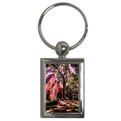 Hot Day In  Dallas-6 Key Chain (rectangle) by bestdesignintheworld