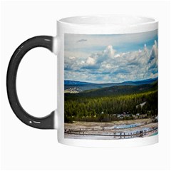 Mountains Trail Forest Yellowstone Morph Mug