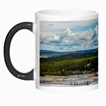 Mountains Trail Forest Yellowstone Morph Mug Left