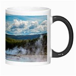Mountains Trail Forest Yellowstone Morph Mug Right