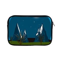 Vector Graphic Mountains Snow Wolf Apple Ipad Mini Zipper Cases by Sarkoni