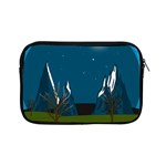 Vector Graphic Mountains Snow Wolf Apple iPad Mini Zipper Cases Front