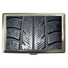 Mature Black Auto Altreifen Rubber Pattern Texture Car Cigarette Money Case
