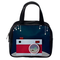 Camera Vector Illustration Classic Handbag (one Side) by Amaryn4rt