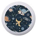 Space Theme Art Pattern Design Wallpaper Dento Box with Mirror Front