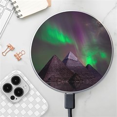 Fantasy Pyramid Mystic Space Aurora Wireless Fast Charger(white)
