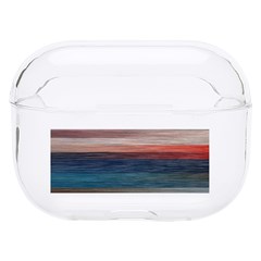 Background Horizontal Lines Hard Pc Airpods Pro Case by Amaryn4rt
