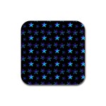 Background Stars Seamless Wallpaper Rubber Coaster (Square) Front