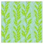 Background Leaves Branch Seamless Square Satin Scarf (36  x 36 ) Front