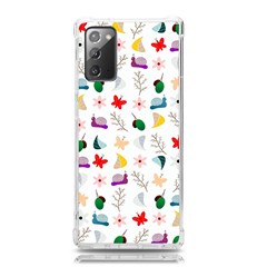 Snail Butterfly Pattern Seamless Samsung Galaxy Note 20 Tpu Uv Case