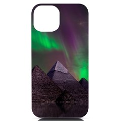 Fantasy Pyramid Mystic Space Aurora Iphone 14 Black Uv Print Case