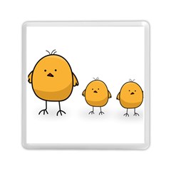 Chick Easter Cute Fun Spring Memory Card Reader (square)