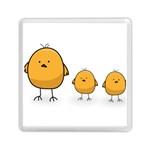Chick Easter Cute Fun Spring Memory Card Reader (Square) Front