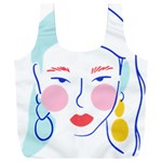 Art Womens Lovers Full Print Recycle Bag (XXL) Back