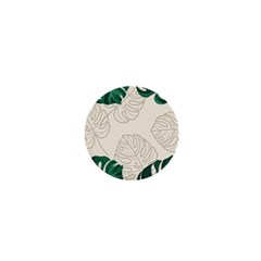 Leaves Monstera Background 1  Mini Buttons by Grandong