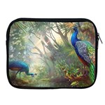 Peafowl Peacock Bird Birds Painting Art Wildlife Apple iPad 2/3/4 Zipper Cases Front
