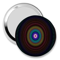 Artskop Kaleidoscope Pattern 3  Handbag Mirrors