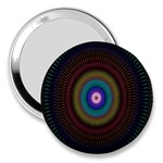 Artskop Kaleidoscope Pattern 3  Handbag Mirrors Front