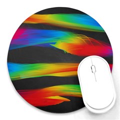 Colorful Background Round Mousepad
