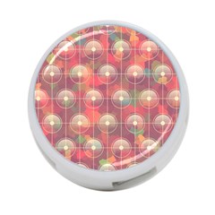 Colorful Background Abstract 4-port Usb Hub (one Side)