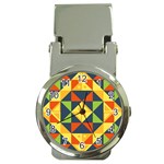 Background Geometric Color Money Clip Watches Front