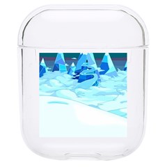 Frost Mountains Illustration Adventure Time Fantasy Art Landscape Hard Pc Airpods 1/2 Case by Sarkoni