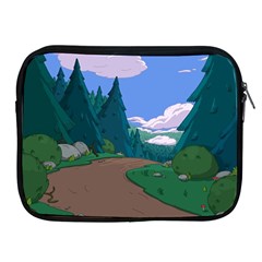 Adventure Time Cartoon Pathway Apple Ipad 2/3/4 Zipper Cases by Sarkoni