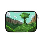 Adventure Time Cartoon Green Color Nature  Sky Apple iPad Mini Zipper Cases Front