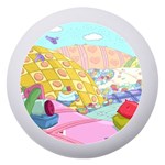 Pillows And Vegetable Field Illustration Adventure Time Cartoon Dento Box with Mirror Front