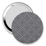 Background Pattern Halftone Black White 3  Handbag Mirrors Front