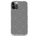 Background Pattern Halftone Black White iPhone 12 Pro max TPU UV Print Case Front