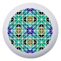 Mosaic Triangle Symmetry Dento Box With Mirror