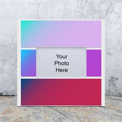 Pattern Banner Set Dot Abstract White Box Photo Frame 4  X 6 