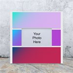 Pattern Banner Set Dot Abstract White Box Photo Frame 4  x 6  Front