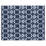 Geometric Monochrome Triangle Premium Plush Fleece Blanket (Medium) 60 x50  Blanket Front