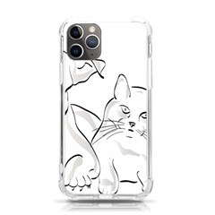 Dog Cat Domestic Animal Silhouette Iphone 11 Pro 5 8 Inch Tpu Uv Print Case