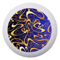 Squiggly Lines Blue Ombre Dento Box With Mirror