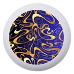 Squiggly Lines Blue Ombre Dento Box with Mirror Front
