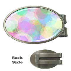 Abstract Background Texture Money Clips (oval) 