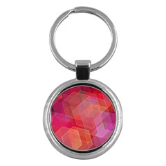 Abstract Background Texture Pattern Key Chain (round) by Ravend