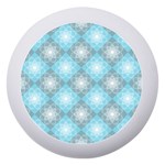 White Light Blue Gray Tile Dento Box with Mirror Front
