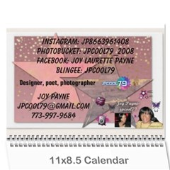 Joy Payne 2025 Wall Calendar 11 X 8 5 (12-months)
