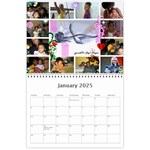 Joy Payne 2025 Wall Calendar 11 x 8.5 (12-Months) Jan 2025