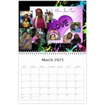 Joy Payne 2025 Wall Calendar 11 x 8.5 (12-Months) Mar 2025