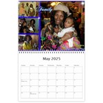 Joy Payne 2025 Wall Calendar 11 x 8.5 (12-Months) May 2025