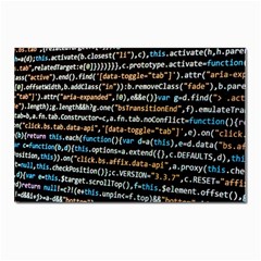 Close Up Code Coding Computer Postcard 4 x 6  (pkg Of 10) by Amaryn4rt